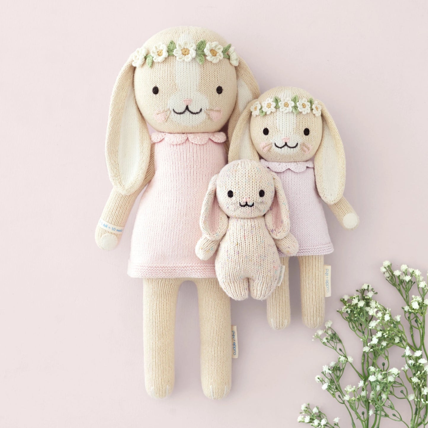 Hannah the bunny (violet) 30cm