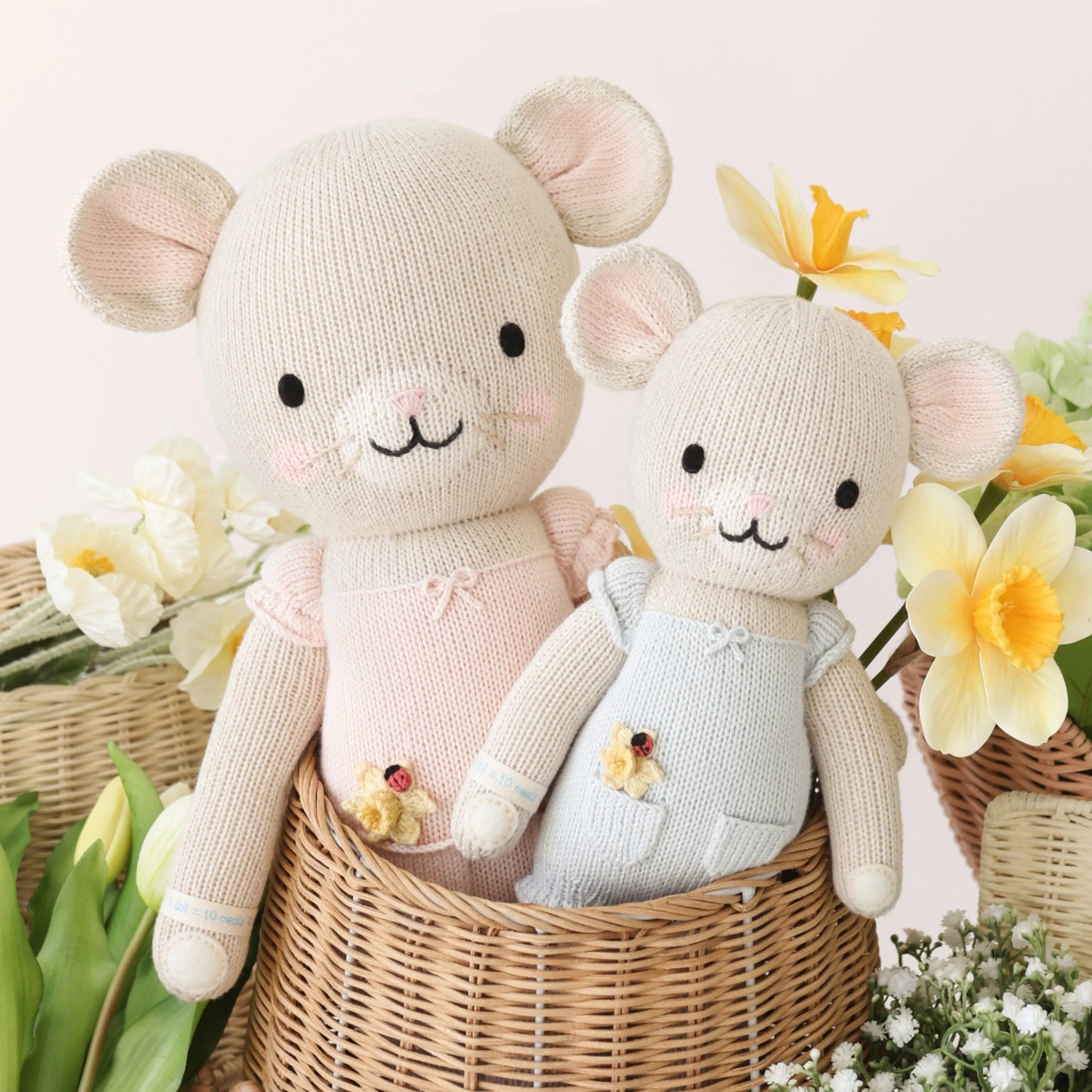 Beatrice the mouse (blush)30cm