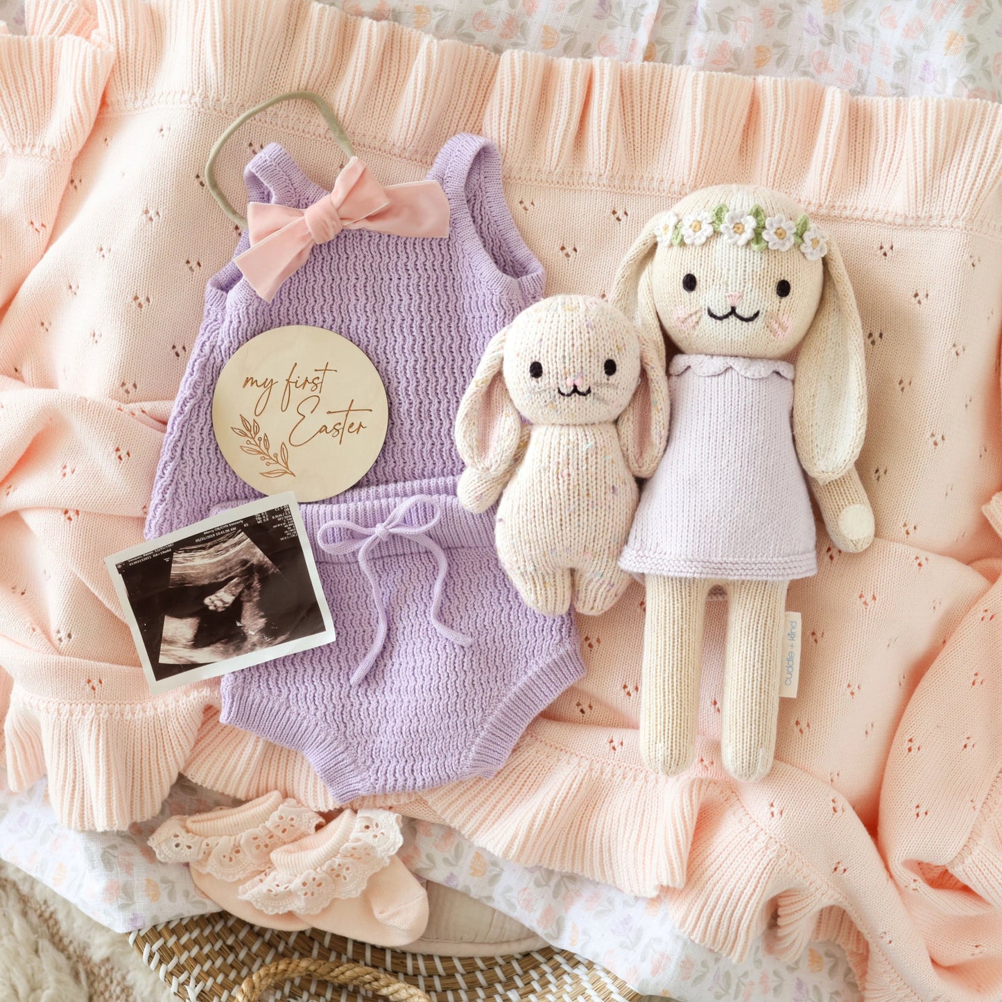 Hannah the bunny (violet) 30cm