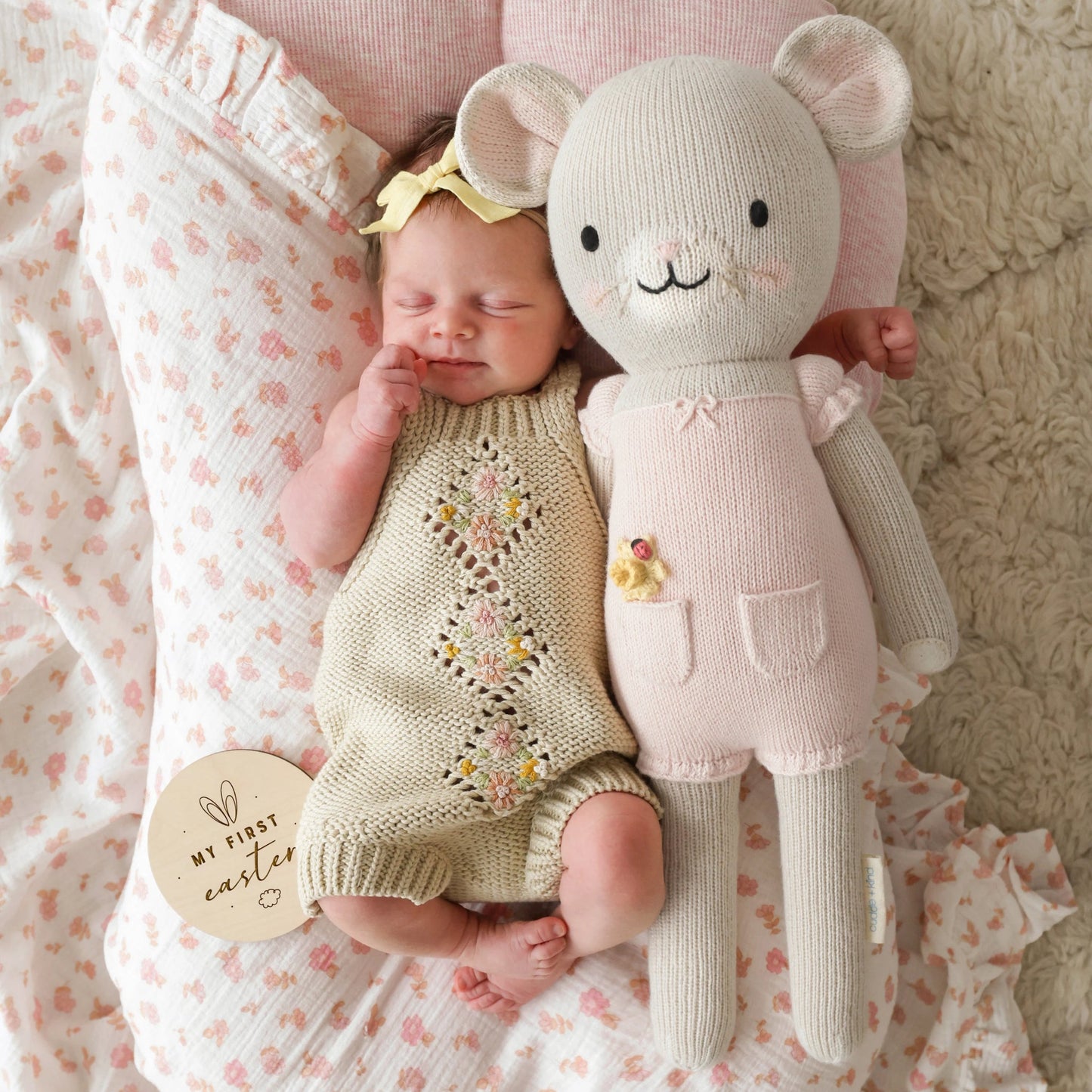 Beatrice the mouse (blush)30cm