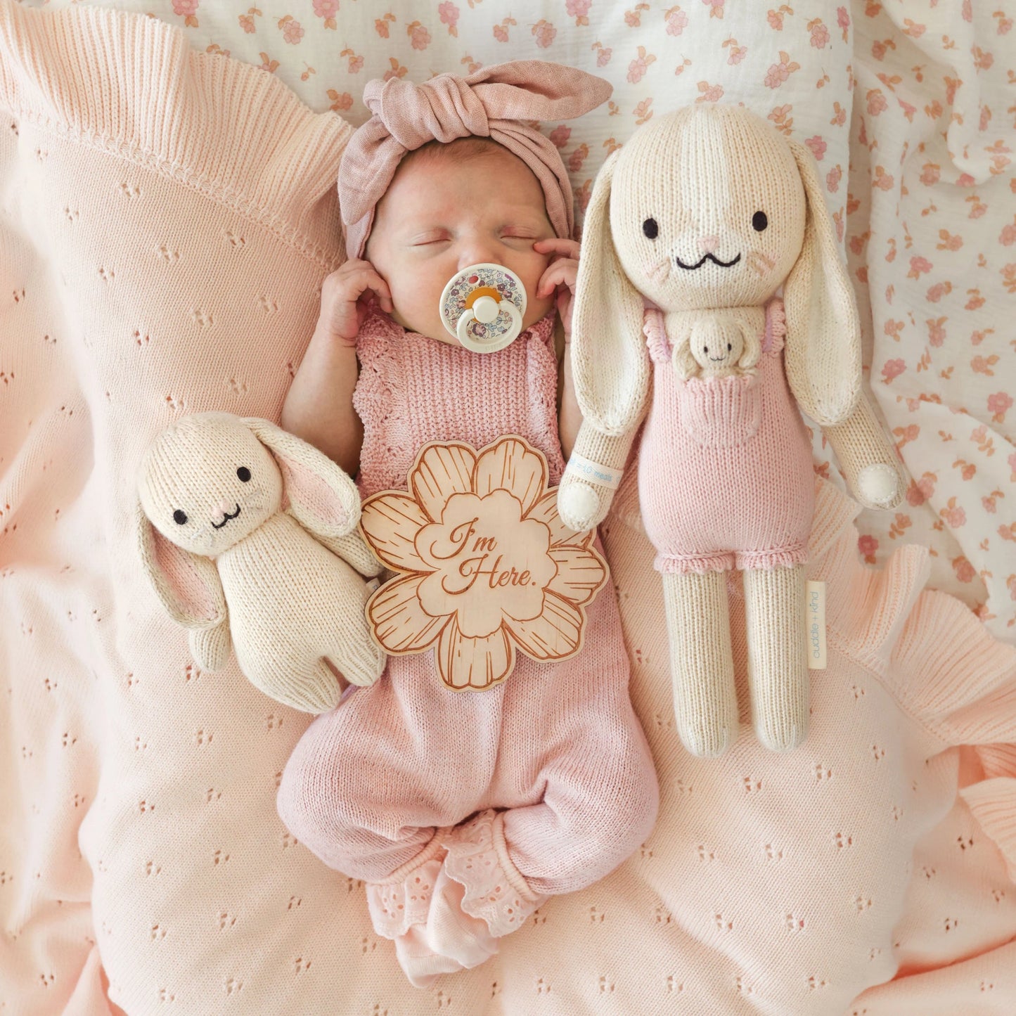 Briar the bunny (peony pink) 30 cm