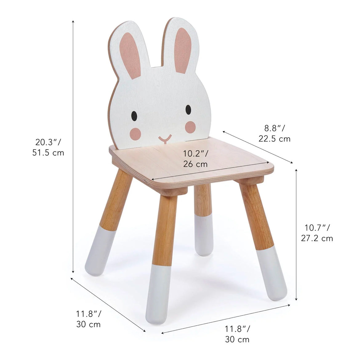 Set de mesa y dos sillas de madera