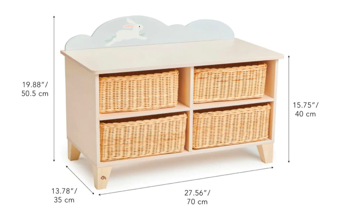Mueble de almacenamiento de juguetes