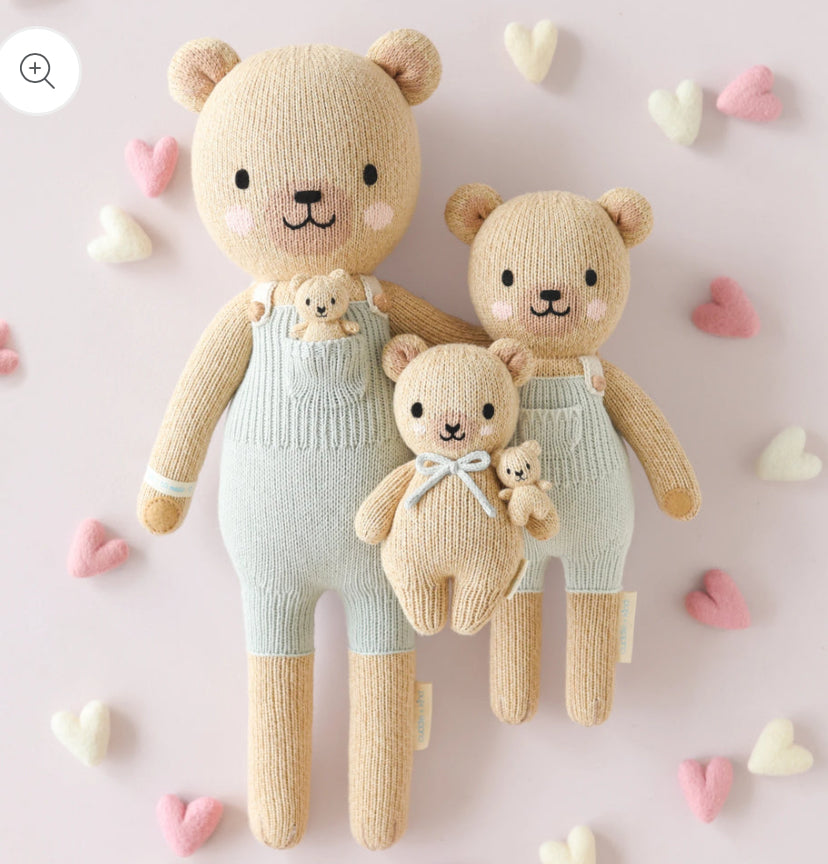 Baby honey bear (robin’s egg blue)