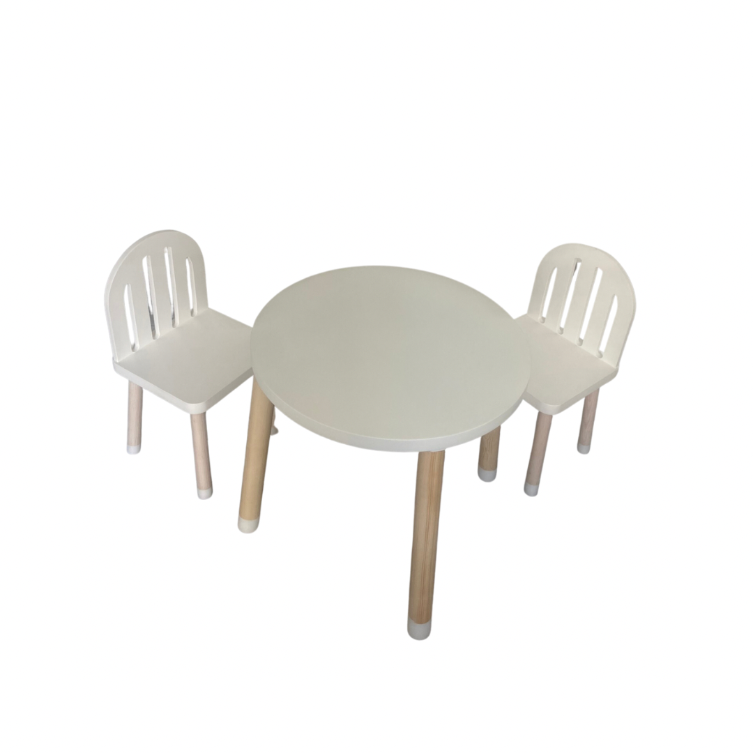 Mesa redonda con 2 silla SOBRE PEDIDO