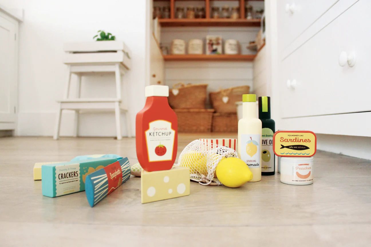 Set de alimentos del supermercado