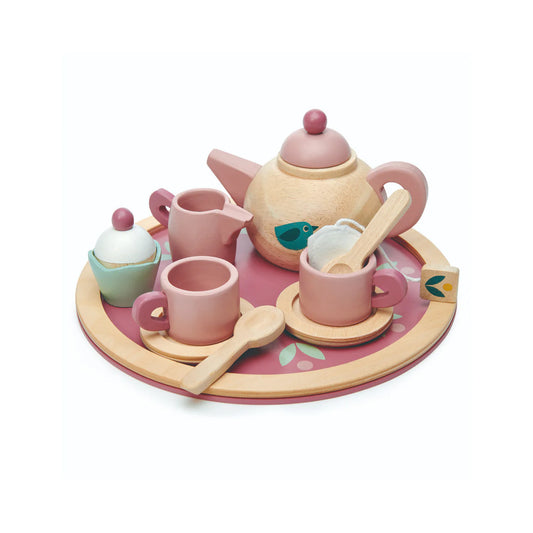 Juego de té dulce ave